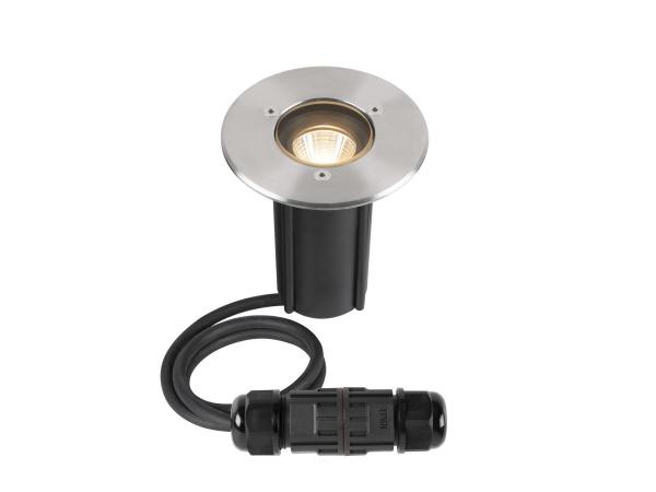 DASAR® S, Bodeneinbauleuchte, rund, 4 W, 3000 K, 24°, IP67, zylindrisch, anthrazit