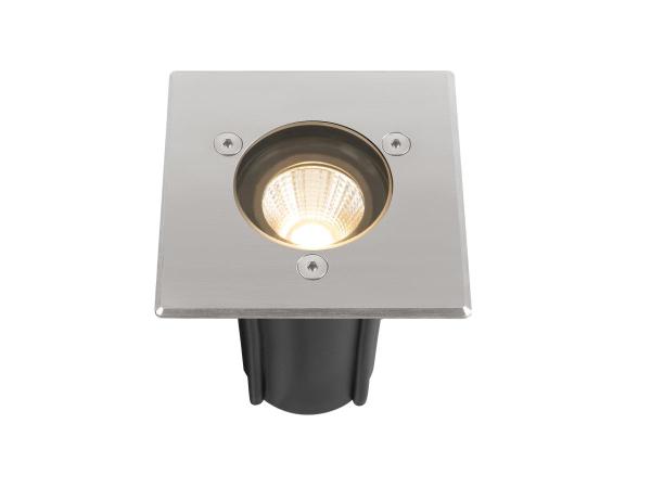 DASAR® S, Bodeneinbauleuchte, eckig, 4 W, 3000 K, 24°, IP67, zylindrisch, anthrazit