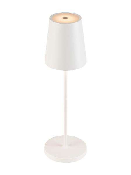 VINOLINA TWO, Tischleuchte, Akku, IP65, 2200/2700/3000 K, TOUCH, weiß