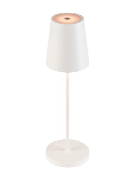 VINOLINA TWO, Tischleuchte, Akku, IP65, 2200/2700/3000 K, TOUCH, weiß