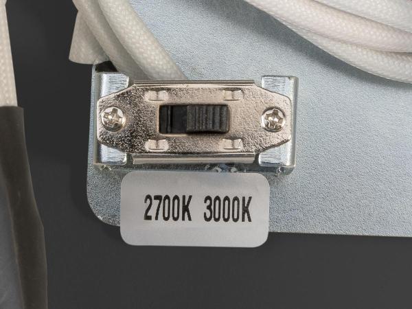 ONE FLAT, Pendelleuchte, triple, 300 cm, 2700/3000 K, DALI 2, Touch, schwarz