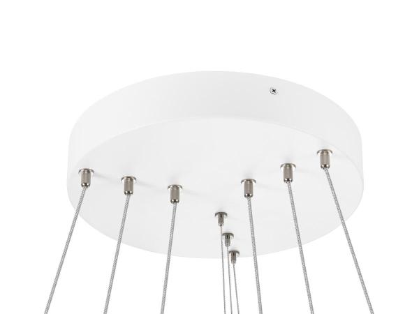 ONE FLAT, Pendelleuchte, triple, 300 cm, 2700/3000 K, DALI 2, Touch, weiß