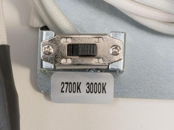 ONE FLAT, Pendelleuchte, triple, 300 cm, 2700/3000 K, DALI 2, Touch, weiß