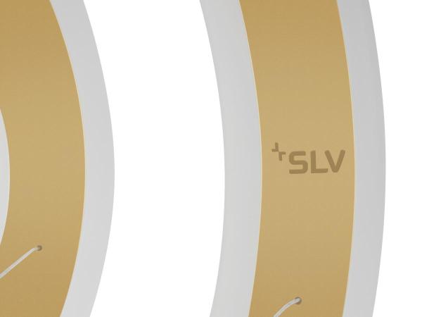 ONE FLAT, Pendelleuchte, triple, 300 cm, 2700/3000 K, DALI 2, Touch, messing