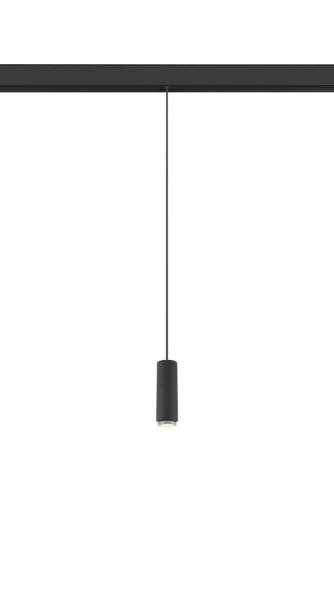 LALU®, Pendelleuchte, 48V, Led Base, Mix&Match, 150 cm, 8 W, 3000 K, DALI, schwarz