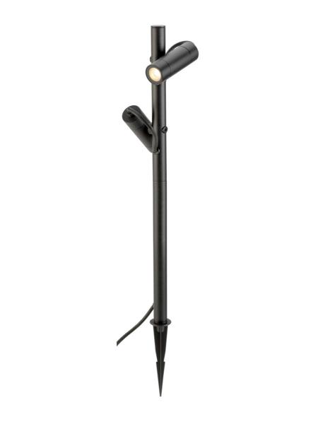 HELIA SLIM Pole, double, LED Outdoor Stehleuchte, schwarz IP65 3000 K