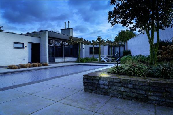 HELIA SLIM Pole, double, LED Outdoor Stehleuchte, schwarz IP65 3000 K