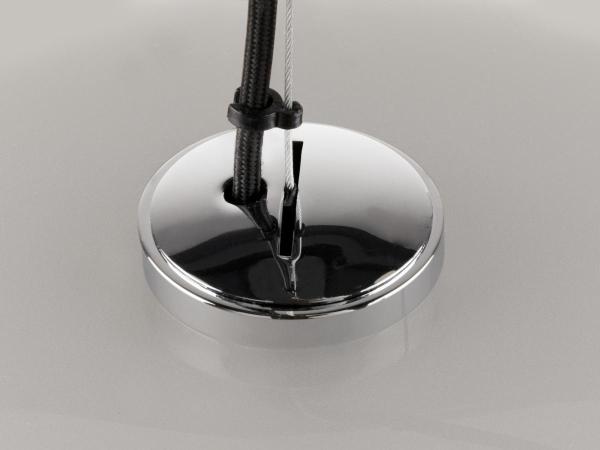 PANTILO CONVEX 40, Pendelleuchte, 150 cm, E27, max. 40 W, weiß