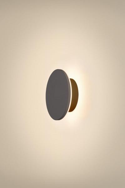 D-RING S, Wandleuchte, PHASE, 2700/3000 K, PHASE, IP65, schwarz