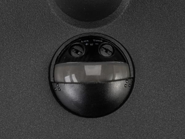 Q-RING, Wandleuchte, Sensor, 3000 K, IP54, schwarz