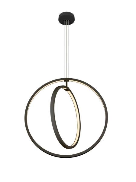 ONE VERTICAL PD, Pendelleuchte, 180 cm, 2700/3000 K, PHASE, schwarz