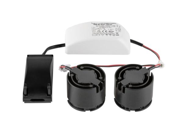 NEW TRIA® 155, DOUBLE LED-Modul, 3000 K, 38°, PHASE, schwarz