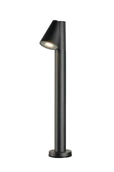 T-TUBE 70 POLE, Outdoor Stehleuchte, GU10, single, IP65, max. 10 W, schwarz