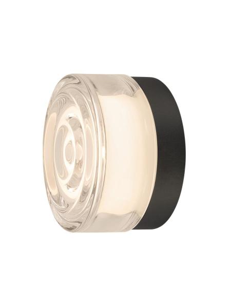 CYFT WAVE, Wand- und Deckenaufbauleuchte, 2700/3000/4000 K, 6,5 W, PHASE, schwarz / klar