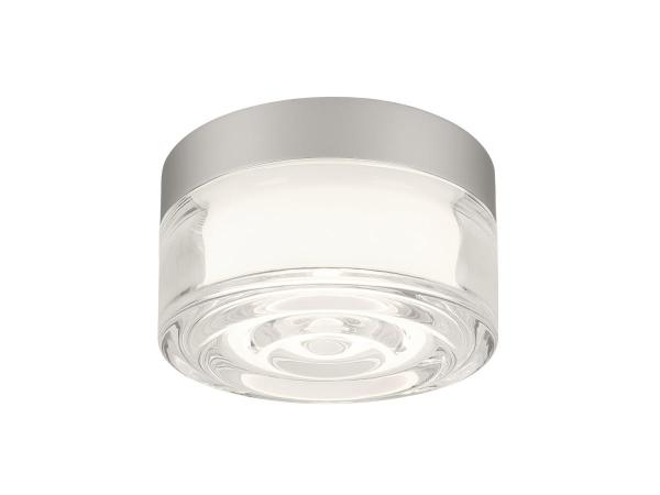 CYFT WAVE, Wand- und Deckenaufbauleuchte, 2700/3000/4000 K, 6,5 W, PHASE, schwarz / klar