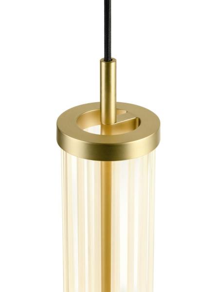 QUIMERA, Pendelleuchte, Pendellänge 150 cm, 2700/3000 K, PHASE, gebürstet messing