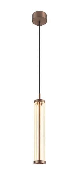 QUIMERA, Pendelleuchte, Pendellänge 150 cm, 2700/3000 K, PHASE, dunkel kupfer