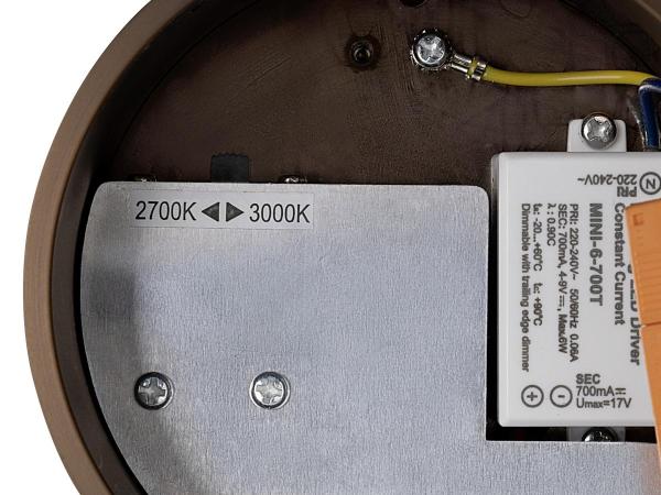 QUIMERA, Pendelleuchte, Pendellänge 150 cm, 2700/3000 K, PHASE, dunkel kupfer