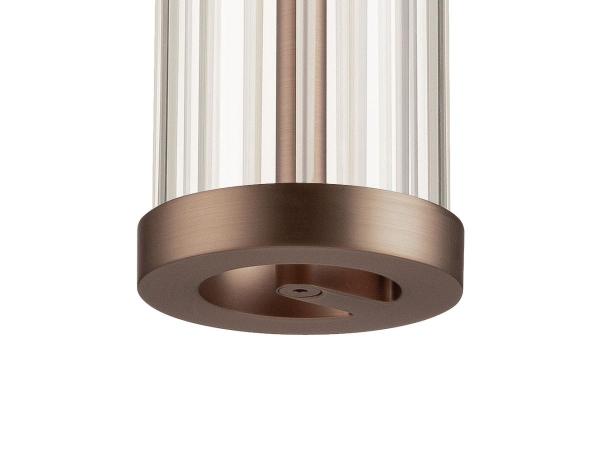 QUIMERA, Pendelleuchte, Pendellänge 150 cm, 2700/3000 K, PHASE, dunkel kupfer