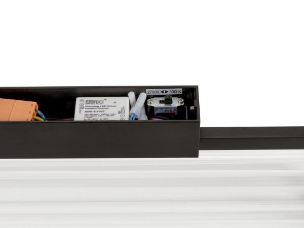 QUIMERA, Wandaufbauleuchte, 2700/3000 K, PHASE, dunkel bronze