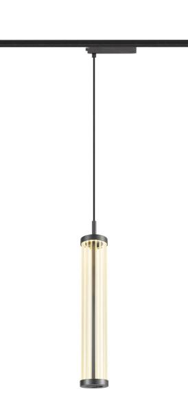 QUIMERA, 1~ Pendelleuchte, Pendellänge 150 cm, 2700 K, PHASE, dunkel bronze