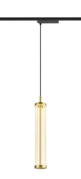 QUIMERA, 1~ Pendelleuchte, Pendellänge 150 cm, 2700 K, PHASE, gebürstet messing