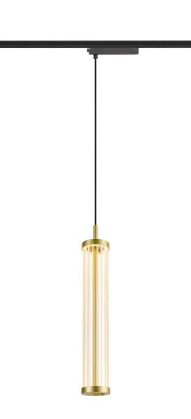 QUIMERA, 1~ Pendelleuchte, Pendellänge 150 cm, 2700 K, PHASE, gebürstet messing