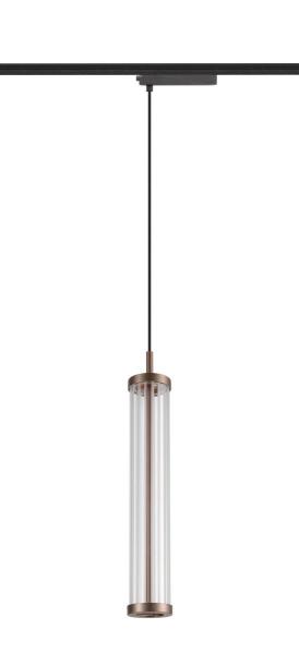 QUIMERA, 1~ Pendelleuchte, Pendellänge 150 cm, 2700 K, PHASE, dunkel kupfer