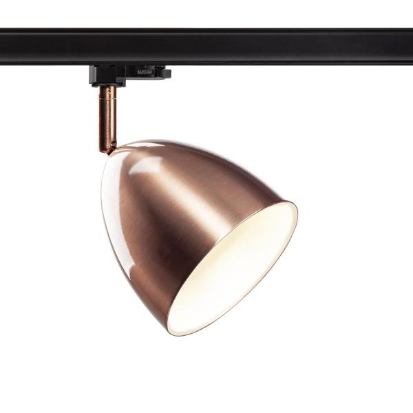 PARA CONE 14, 3 Phasen System Leuchte, GU10, kupfer/weiß