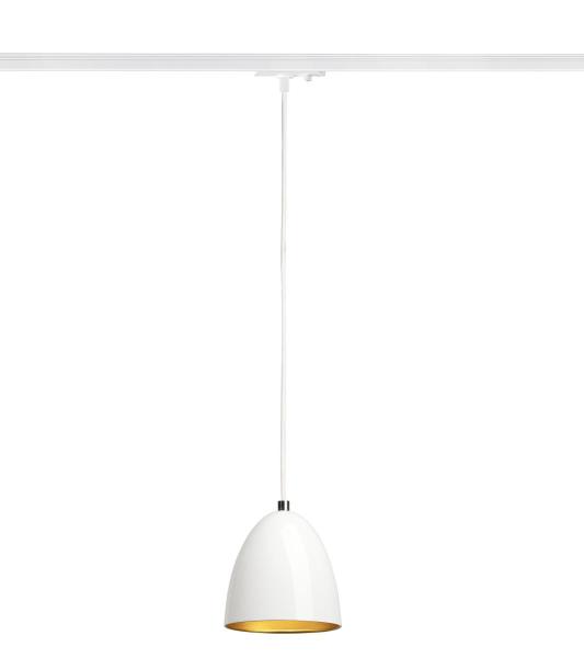 PARA CONE 14, Pendelleuchte für 1 Phasen System, GU10, weiß/gold