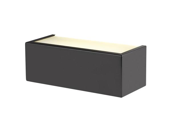 CHROMBO, Wandaufbauleuchte, quadratisch, 3000 K, 8 W, PHASE, 120°, schwarz