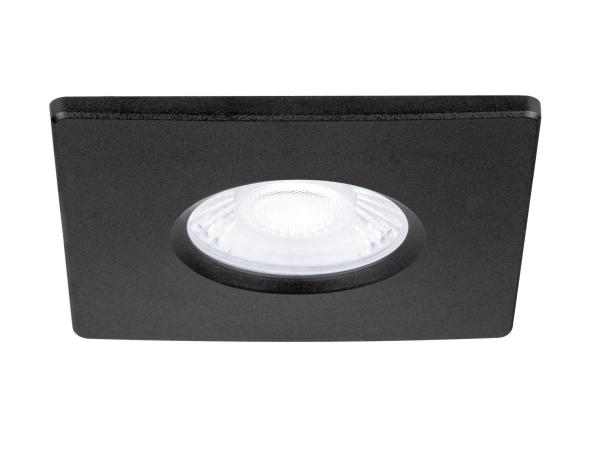 UNIVERSAL DOWNLIGHT Abdeckung, für Downlight, IP65, eckig, schwarz