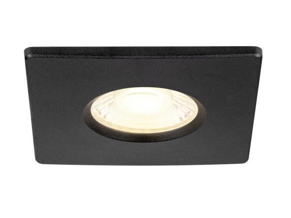 UNIVERSAL DOWNLIGHT Abdeckung, für Downlight, IP65, eckig, schwarz