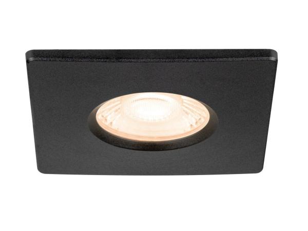UNIVERSAL DOWNLIGHT Abdeckung, für Downlight, IP65, eckig, schwarz