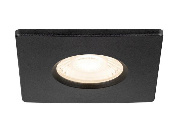 UNIVERSAL DOWNLIGHT Abdeckung, für Downlight, IP65, eckig, schwarz