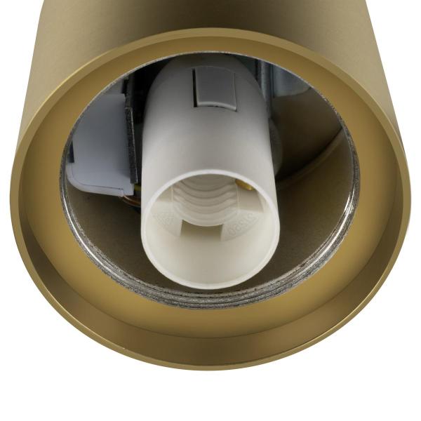 VARYT, Deckenaufbauleuchte, rund, 1x max. 6 W, E14, messing