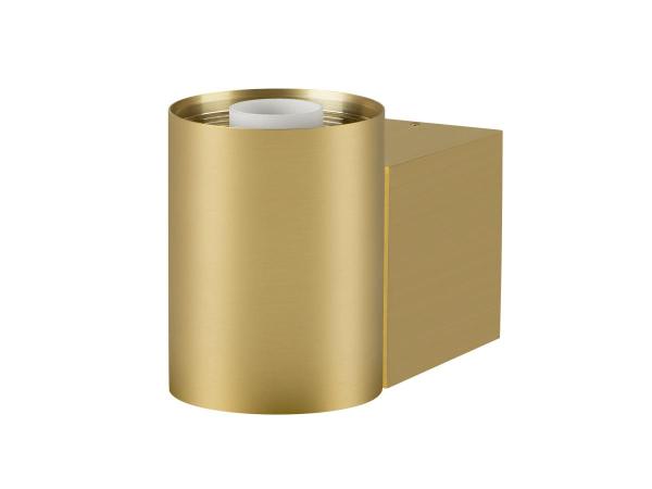 VARYT, Wandaufbauleuchte, rund, 1x max. 6 W, E14, messing