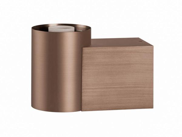 VARYT, Wandaufbauleuchte, rund, 1x max. 6 W, E14, kupfer