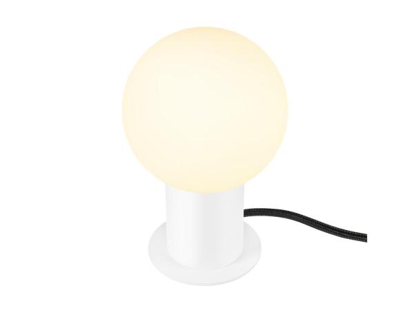 VARYT, Tischleuchte, rund, 1x max. 6 W, E14, weiß
