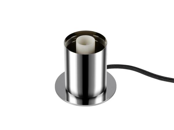 VARYT, Tischleuchte, rund, 1x max. 6 W, E14, chrom