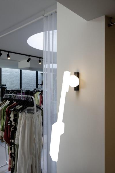 SUN, Wandaufbauleuchte, eckig, 1x max. 40 W, LED-Leuchtmittel, G9, PHASE, schwarz