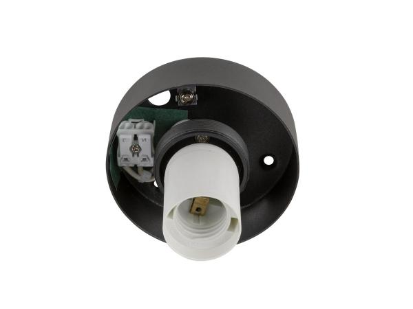 SUN 20, Deckenaufbauleuchte, rund, 1x max. 60 W, E27, schwarz