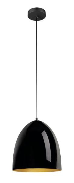 PARA CONE 30, Pendelleuchte, Pendellänge 250 cm, E27, 1x max. 60 W, schwarz / gold
