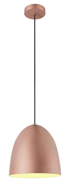 PARA CONE 30, Pendelleuchte, Pendellänge 250 cm, E27, 1x max. 60 W, kupfer / weiß