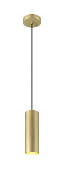 ENOLA®, Pendelleuchte, Pendellänge 150 cm, E27, 1x max. 50 W, matt gold