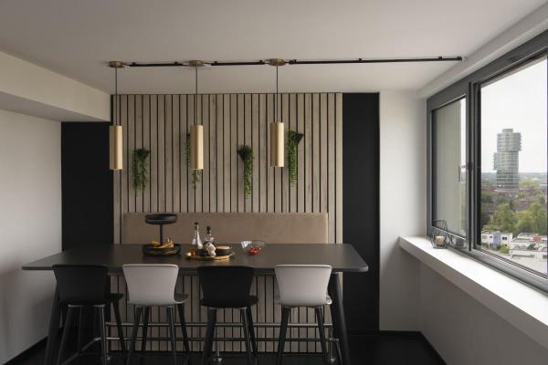 ENOLA®, Pendelleuchte, Pendellänge 150 cm, E27, 1x max. 50 W, matt gold