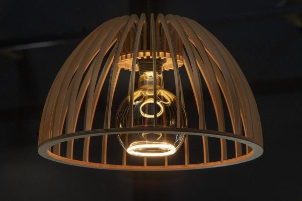 LED Floating Globe 125, LED-Leuchtmittel, smokey black, E27, PHASE, 6 W, 1900 K