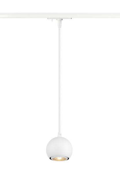 LIGHT EYE® 90, 1~ Pendelleuchte, GU10, Pendellänge 150 cm, 1x max. 6 W, matt weiß