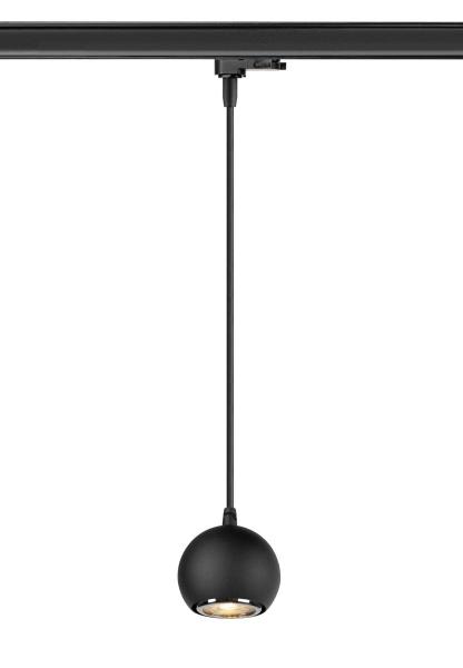 LIGHT EYE® 90, 3~ Pendelleuchte, GU10, Pendellänge 150 cm, 1x max. 6 W, matt schwarz