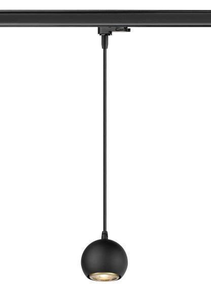 LIGHT EYE® 90, 3~ Pendelleuchte, GU10, Pendellänge 150 cm, 1x max. 6 W, matt schwarz